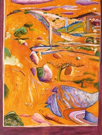 THE PADDOCK - LATE AFTERNOON by Brett Whiteley